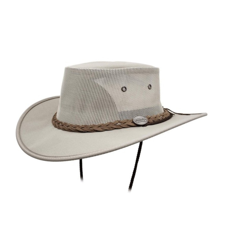 Crackle Kangaroo Crushable Leather Hat BARMAH | Henri Henri - Henri Henri