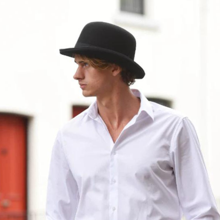 Stanton Darcy Derby Bowler Hat Black AustralianGear