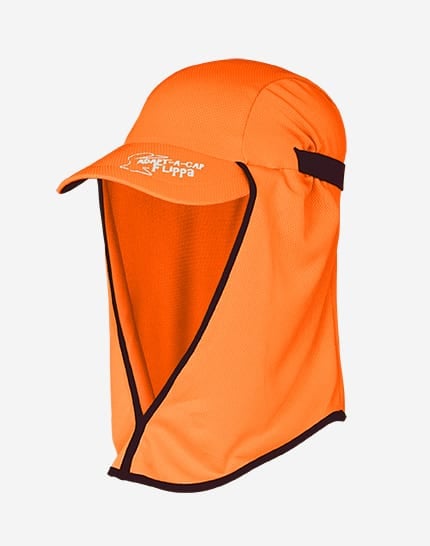 Adapt A Cap Kids Flippa Legionnaires Cap Fluro Orange AustralianGear