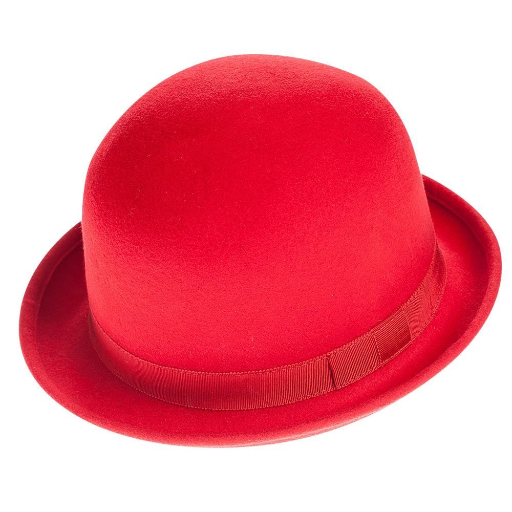 Melbourne Hats Bowler Hat Red AustralianGear