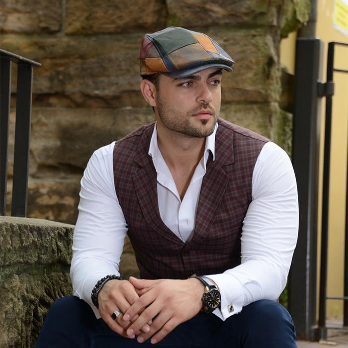 Drivers Patchwork Cap Stanton Patchwork Drivers Cap - Mixed Patch – AustralianGear
