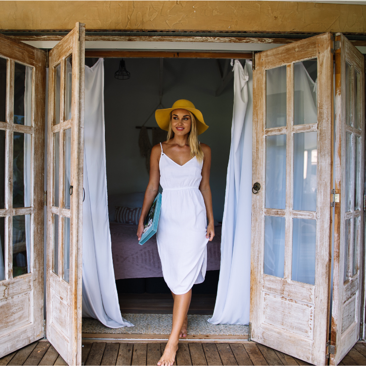 Kooringal Ladies Wide Brim Forever After - Mustard  display picture 3