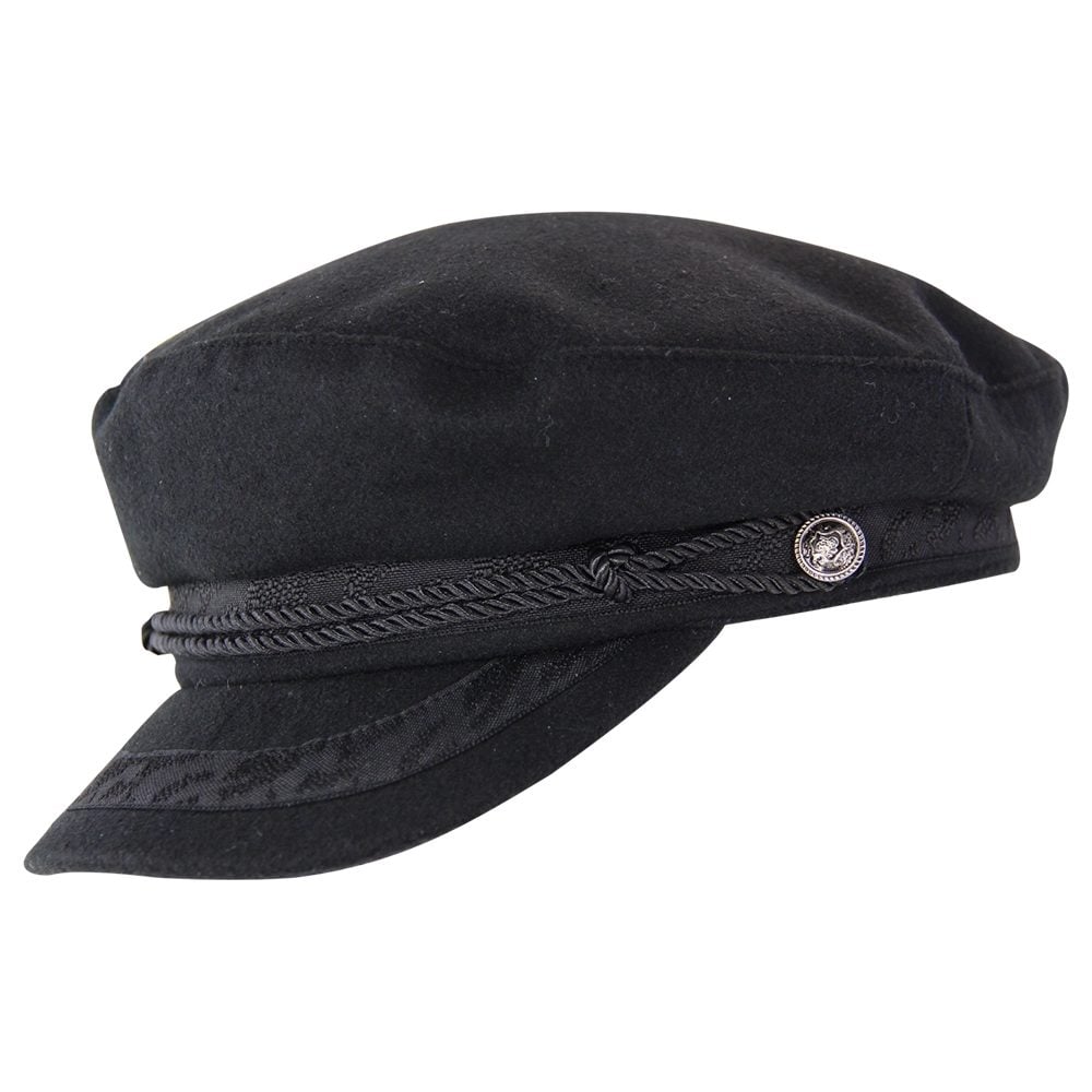 HW Collection Greek Fisherman Cap Black AustralianGear