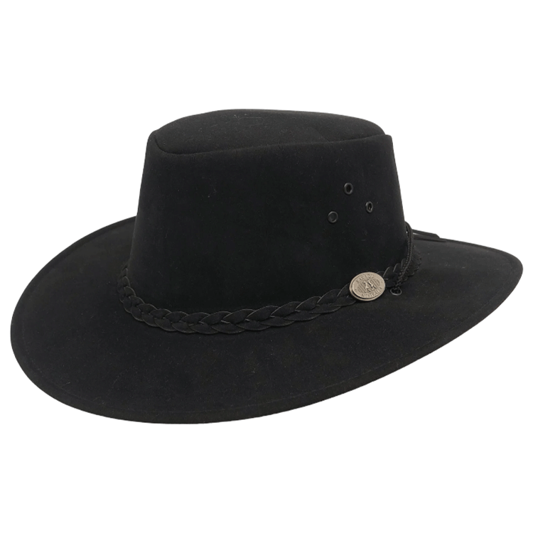 Black suede hat cheap