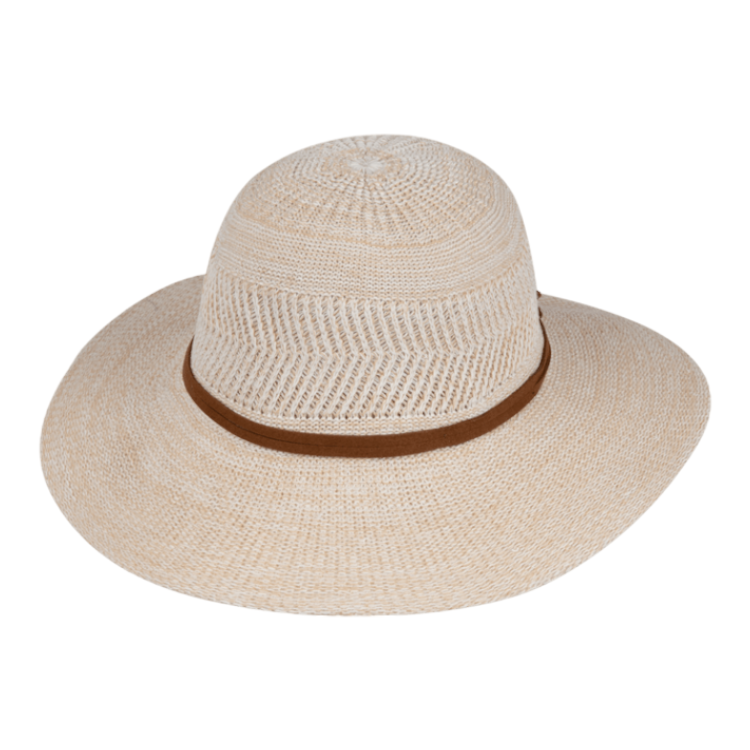 Kooringal Ladies Wide Brim Hat Scarlett Natural AustralianGear